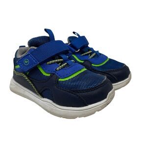 Stride Rite 360 Gordo Toddler Sneakers Blue Green No Tie -Size 6 M